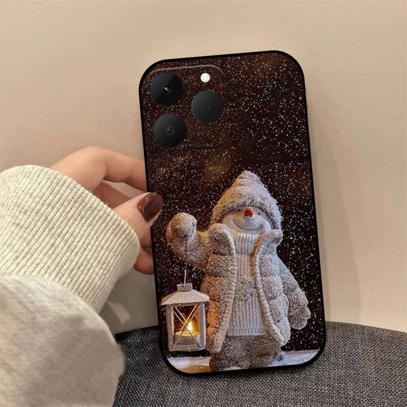 Christmas Case For Realme 14 13 15 Pro Plus 14X 15T 14T Funda Fashion Soft Silicone TPU Phone Cover For Realme 14 Pro Lite Coque