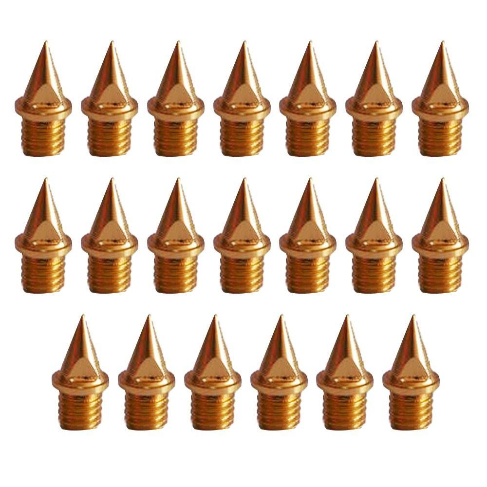 20pcs 20pcs 1/4 Inch Track Field Cross Country Track Spikes With Wrench Carbon Spikes for Track Shoes
