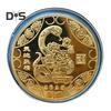 2025 Snake Commemorative Coin Chinese New Year Collectible Iron Coin Year of The Snake Badge Coin for Wealth And Good Luck