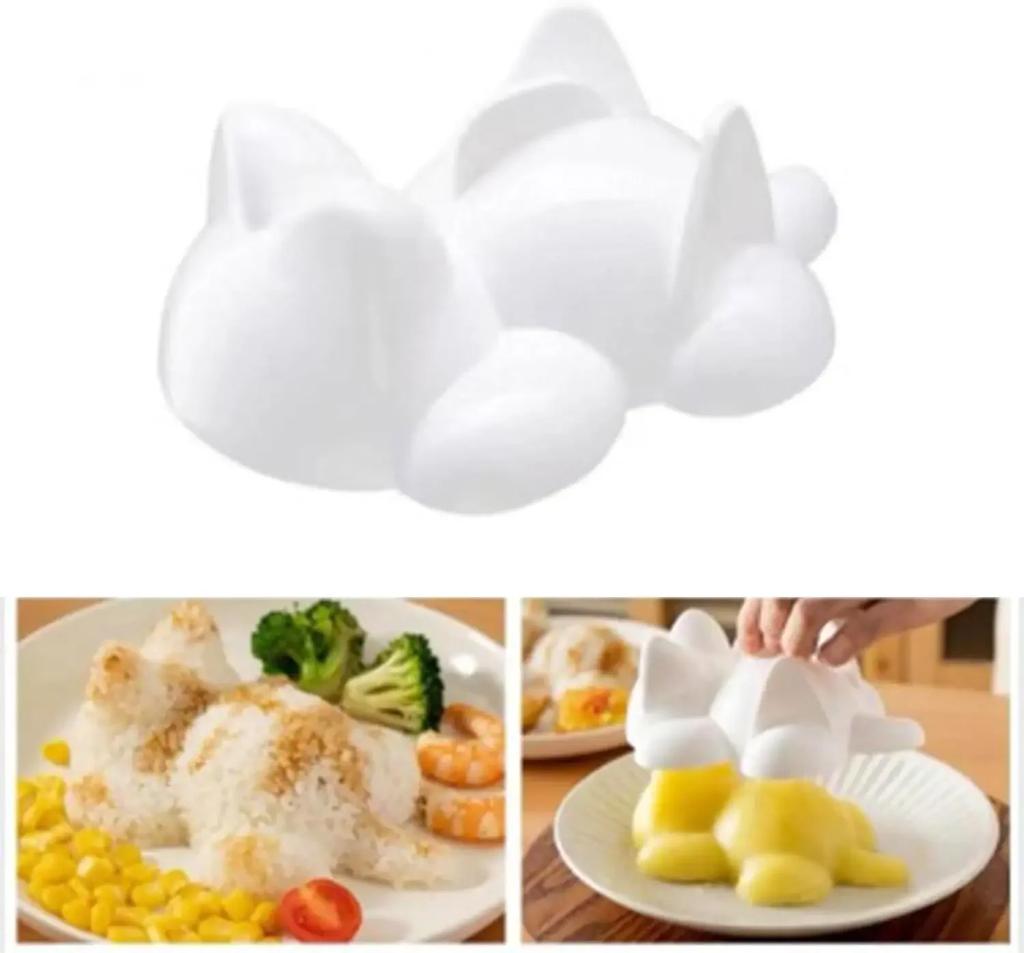 Animal Sushi Molds Easy To Use Sushi Molds Animal Sushi Molds Cats Shape Sushi Moulds Kids Handmade Molds Kitchen DIY Gadgets