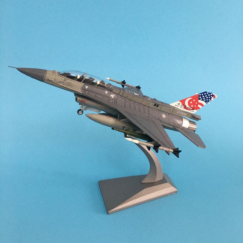 1/72 Scale Alloy Model Diecast Singapore F16D Fighter Collect Gifts