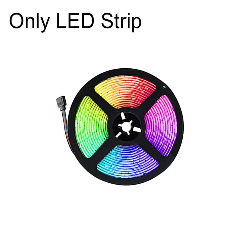 5050 RGB LED Strip Light USB 5V Smart Bluetooth Control IR Remote Flexible Led Tape 30/60 LEDs/M Colorful Ribbon Room Decor