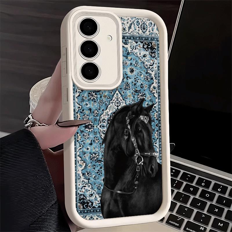 Phone Case for Samsung Galaxy A17 A16 A15 A14 A13 Horse Art Aesthetics A56 A36 A26 A55 A35 A25 A54 A34 A24 A53 A33 A23 A07 A06