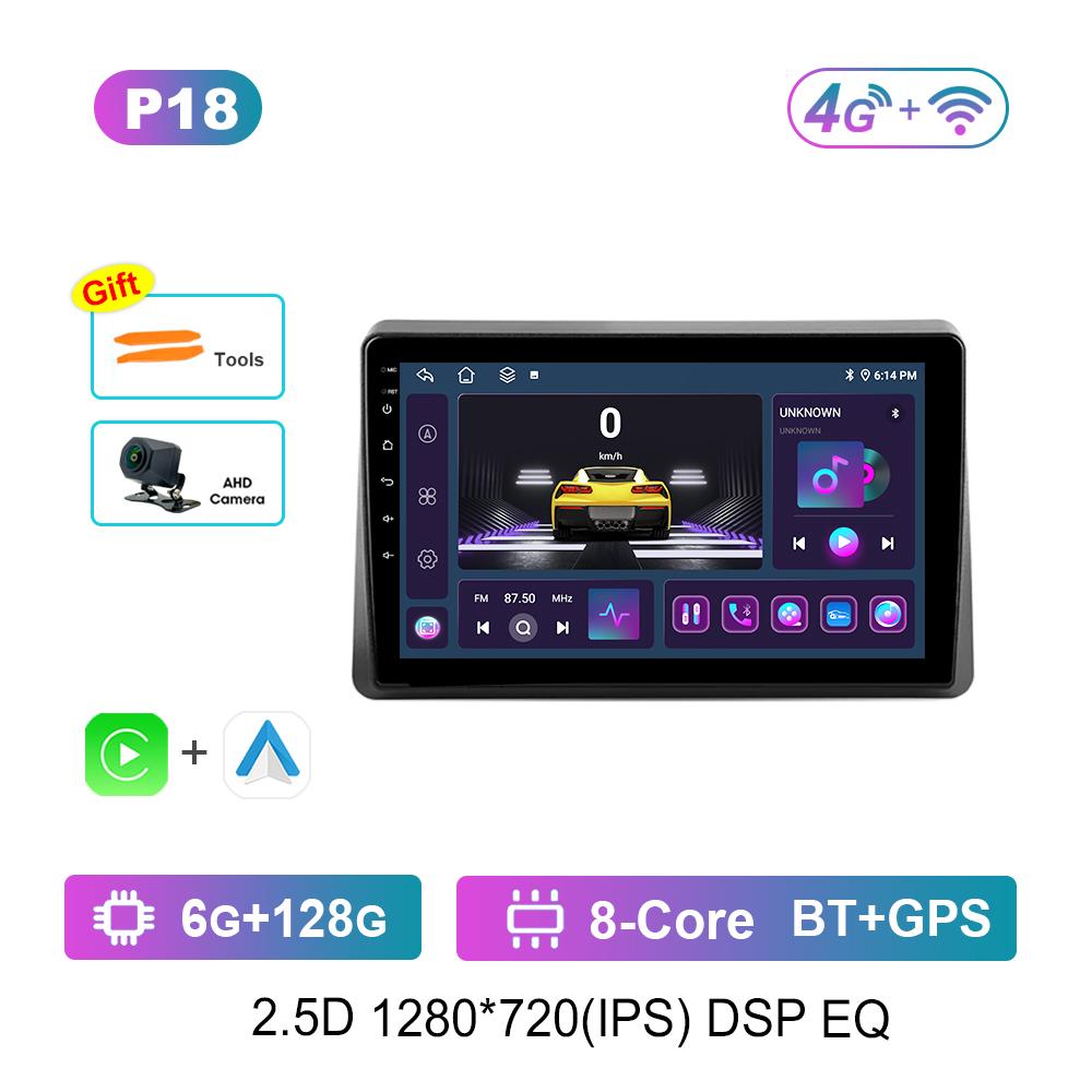 Pentru Renault Master 2019 - 2022 Radio Auto Android Multimedia Player Video Bluetooth DSP Stereo WiFi GPS Ecran Tactil HD carplay