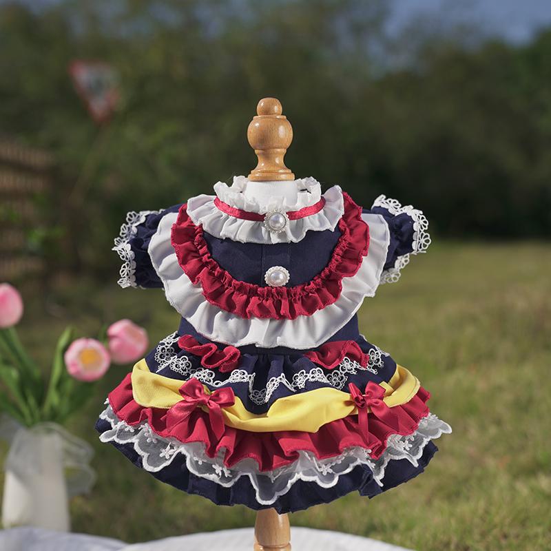 

Autumn Spring Dog Clothes Tutu Dress Cat Puppy Princess Skirt Yorkshire Terrier Pomeranian Shih Tzu Maltese Dog Clothing Apparel XS（old） красный