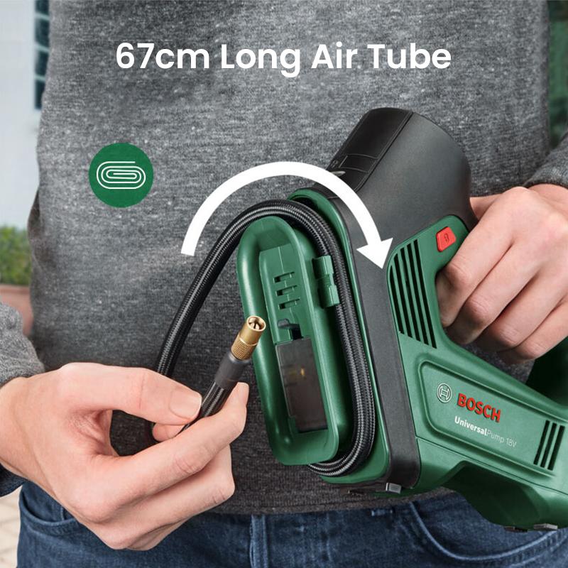 Bosch Bomba universal sem fio inflação 18V sistema de energia íon-lítio com bateria