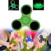 Green Spinner Triangle Children Glowing Decompression Toy Durable Gift