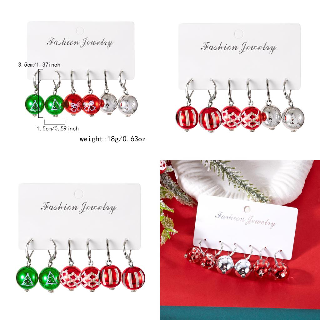 Winter Holiday Snowflake Drop Earrings With Metallic Material For Women Festival Wear