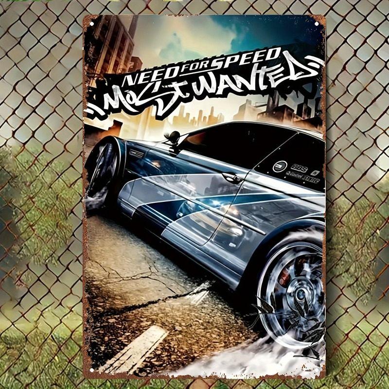 Automotive Metal Decorative Painting: Gifts for Car Lovers Garage Home Style