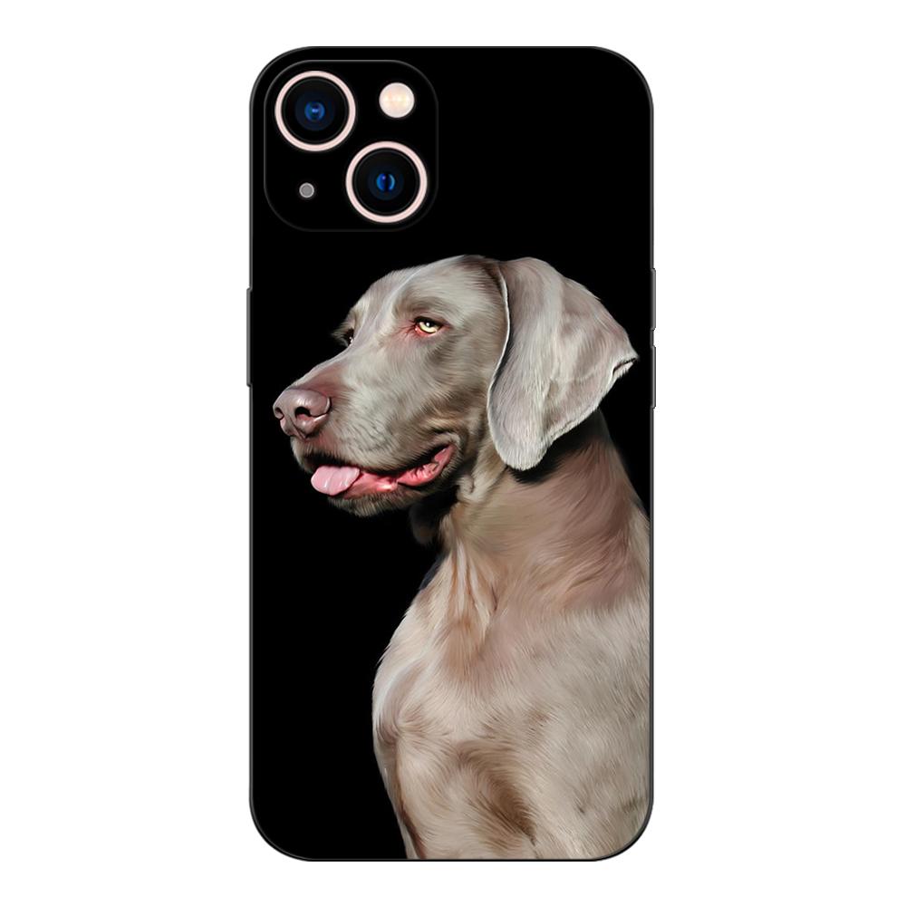 Black Tpu Case For oneplus 8 pro 8t 9 9R Nord 2 ce N10 N100 N200 4G 5G  weimaraner