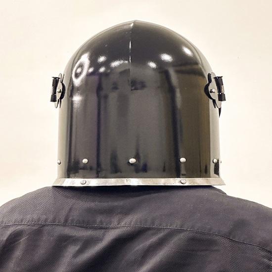 Barbate Helmet  Barbate Helmet with Visor Helmet Medieval Steel Helmet with Inner Lining Best Gift