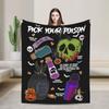 Villains Bad Witches Club Coperta Copriletto Pile Corallo Regina Cattiva Ursula Malefica Coperte Morbide Ultra Morbide Tappeto per Divano Pezzo