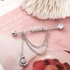 Party Jewelry Ear Bone Stud Long Ear Stud Cartilage Stud Earrings Industrial Barbell Earring