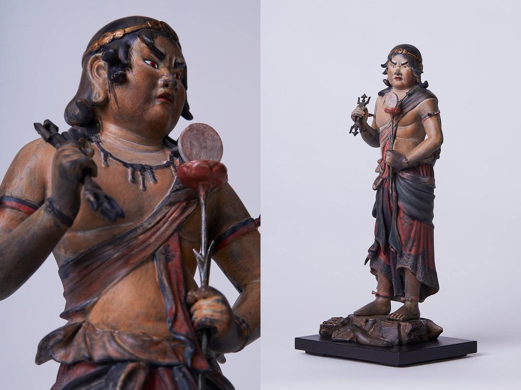 ISM TanaCOCORO Eko Doji Buddha Statue Figur Nationalschatz ISM tc3786 [Handfläche] (Eko Douji)