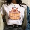 Clothes Girl Capybaras T Shirt Female Casual Top Clothes Funny Capybara Tshirt Women T-Shirt Capibara Cartoons