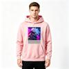 Men's Pullover Hoodie Anime Character Print Casual Long Sleeve Hooded Sweatshirt for Daily Wear