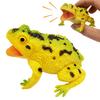 Simulated Frog Model with Lifelike Sound Stress Relief Realistic Toad Squeeze Toy Toddlers Educational Animal Prank Toy Gag Gift