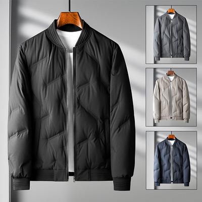 Light Down Jacket Men 'S Short Thickened Baseball Collar Jacket Down Jacket