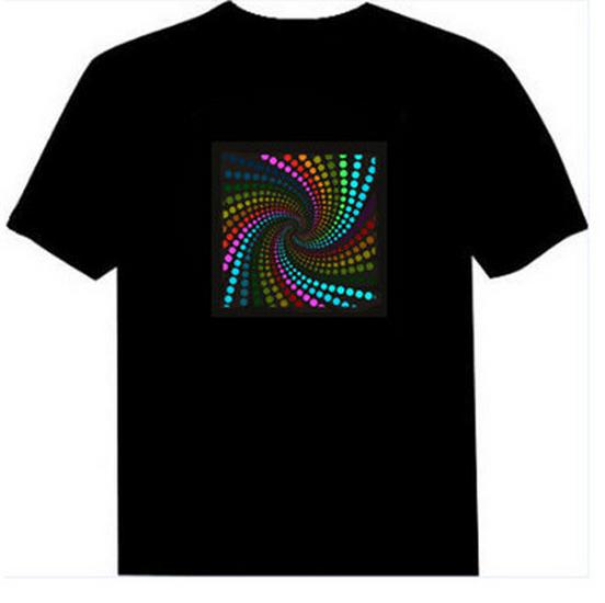 Voice-Activated Luminous T-shirt for Performances and Promotions