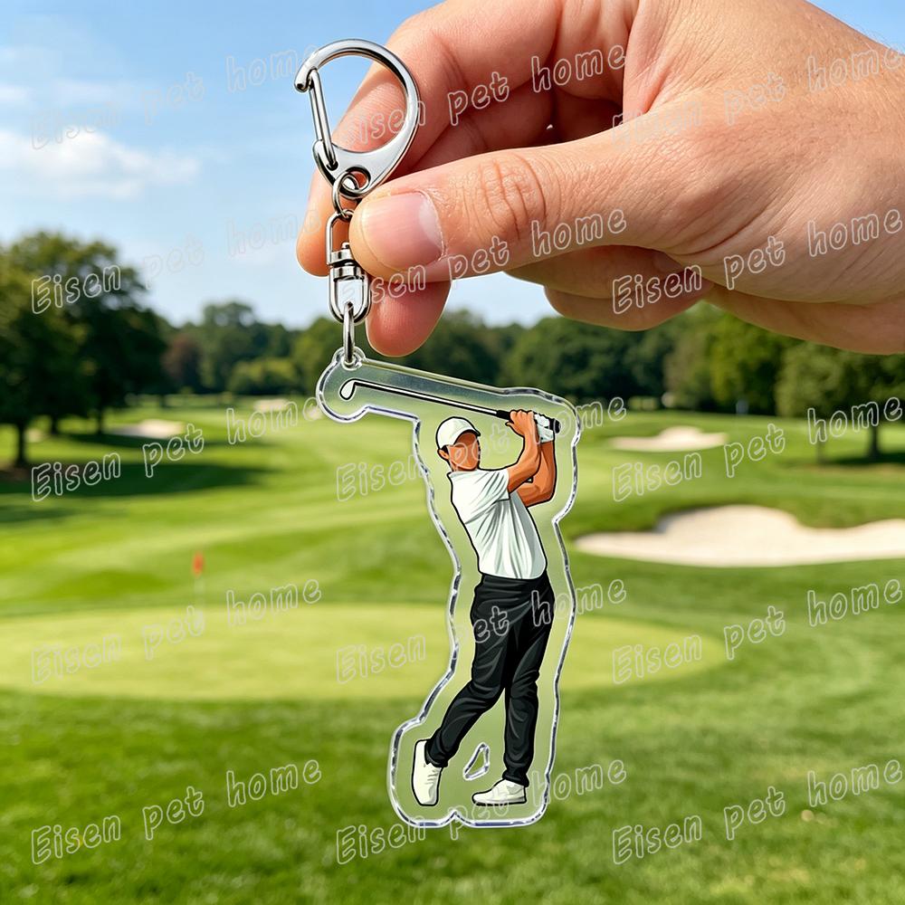 

Ireland Golf Player Keychain Accessories Bag Charm The Masters Art Keyrings Fans Freinds Gifts