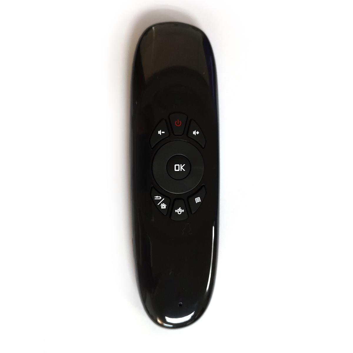 

3 in 1 2.4GHz Wireless Air Mouse Full QWERTY Keyboard with TV Remote Control Function Black