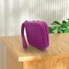 Silicone Storage Bag with Wrist Strap Square Shape Zipper Closure Waterproof Portable Keys Earphone Lipstick Cards Storage Pouch Samll Item Organizer