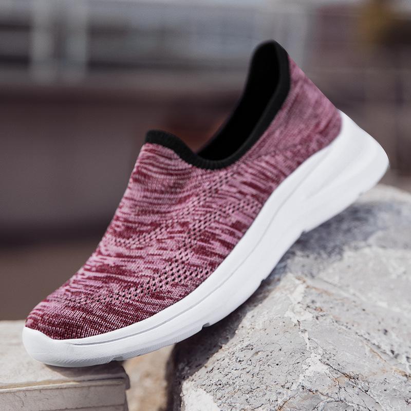 

New summer mesh men s shoes breathable couple shoes outdoor light and comfortable foot cover couple walking shoes 44