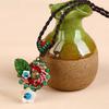 Original Handmade Ethnic Style Agate Short Necklace Femininity Retro Versatile Collarbone Chain Simple Classical Accessories