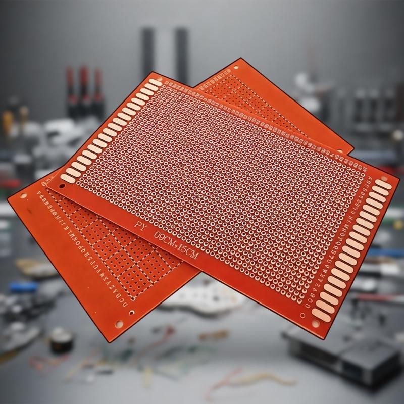 5 Piece 1.2mm Thick Single Side Copper Clad PCB Board Phenolic Resin Copper Clad Sheet Upgrades Ideal for DIY Soldering