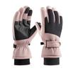 Outdoor Sports Gloves Winter Fleece Men and Women Thickened Windproof and Water-resistant Warm and Windproof Ski Gloves