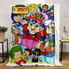 Brightly colored cartoon characters in a lively, playful group scene. for all seasons blanket lunch break throw gift