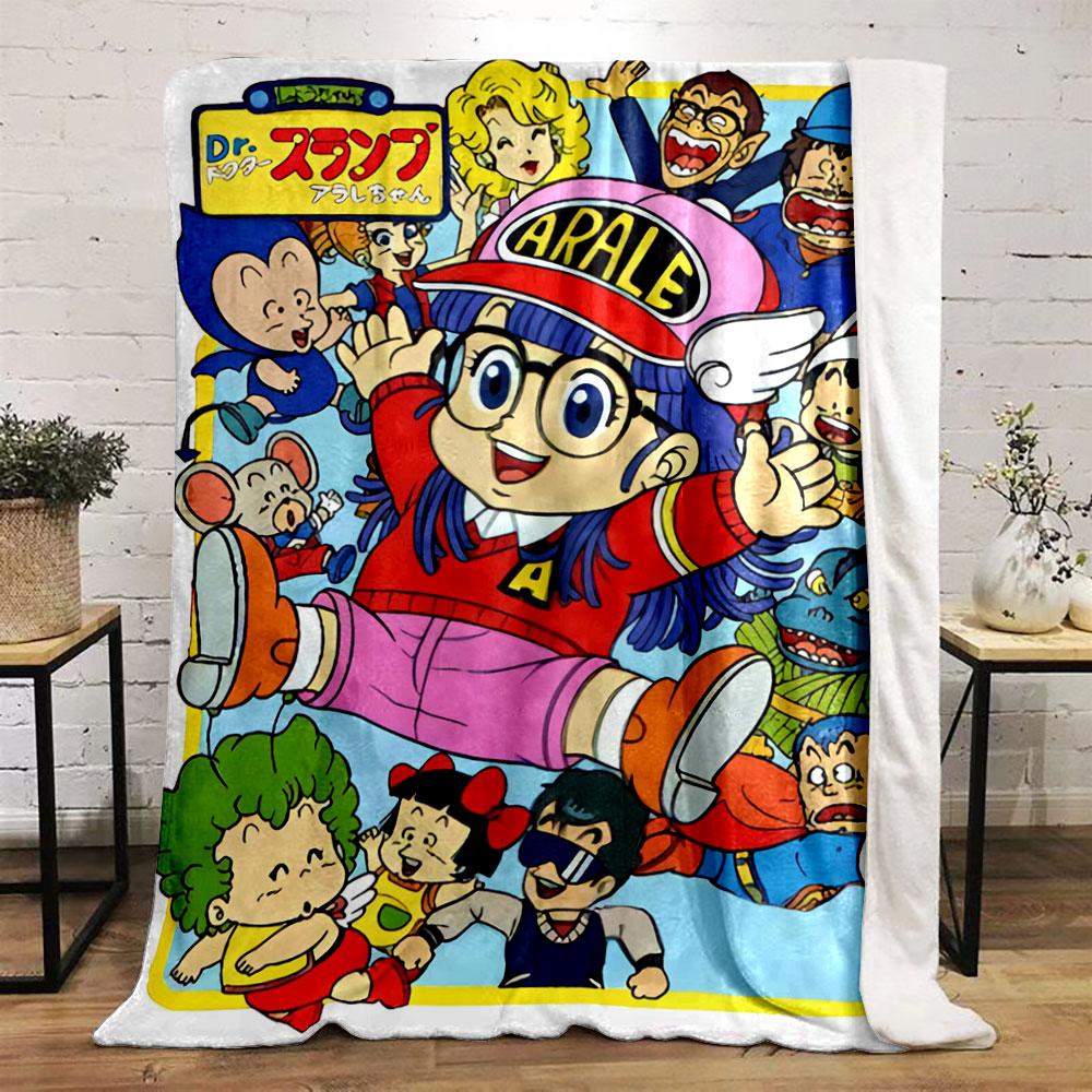 Brightly colored cartoon characters in a lively, playful group scene. for all seasons blanket lunch break throw gift