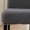 Thick Soft Fabric Chair Slipcovers Washable Material Stretch Chair Covers  For Kitchen