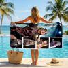 Ts Fan Fashion Beach Towel: Ideal for Summer Adventures Soft, absorbent and quick drying suitable for swimming and bathing
