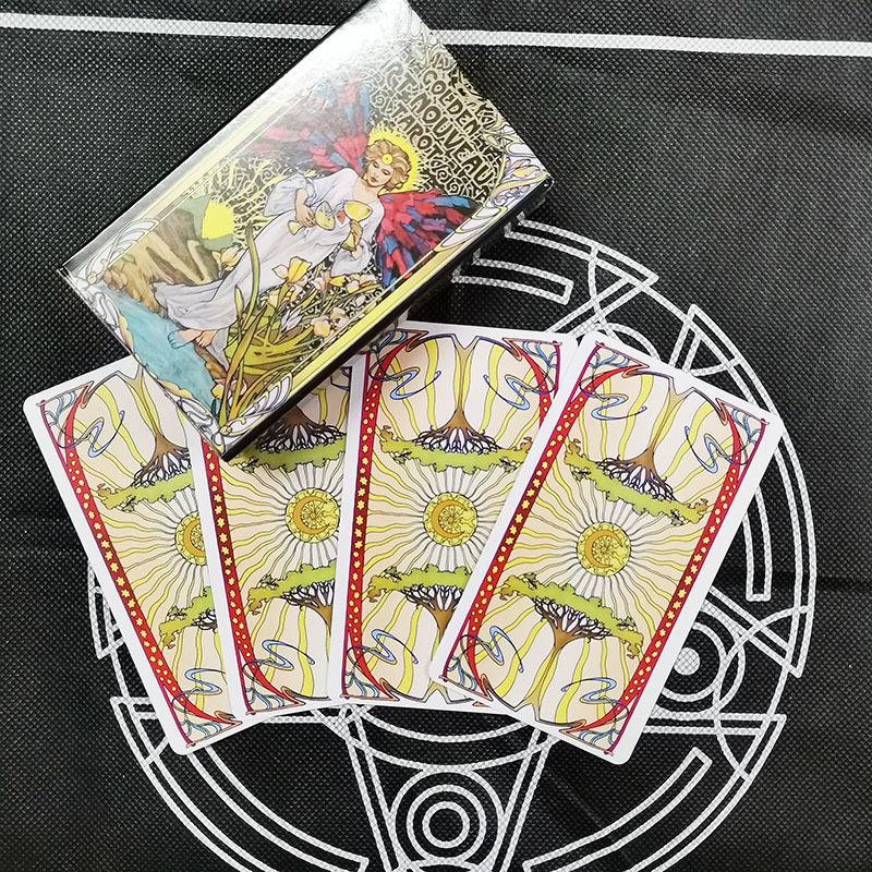 Gold Art Smith Beliebter Spirit Eye Waite Tarotkarten 10.3*6 ohne Rand