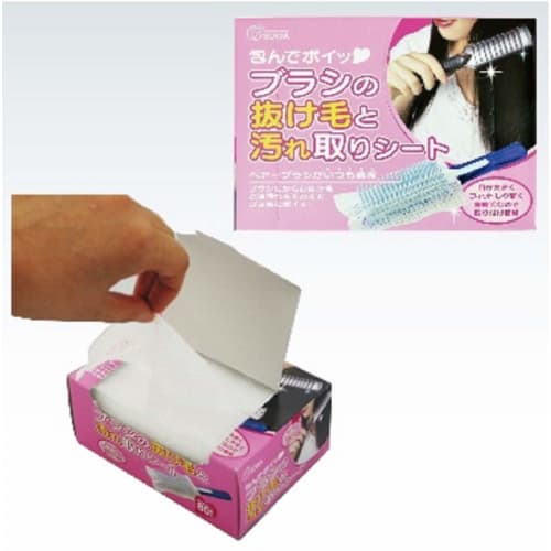 Sowa Recycle Wrap and Throw Brush Hair and Dirt Removal Sheet, Approx. 9 x 13 cm, 1 sheet