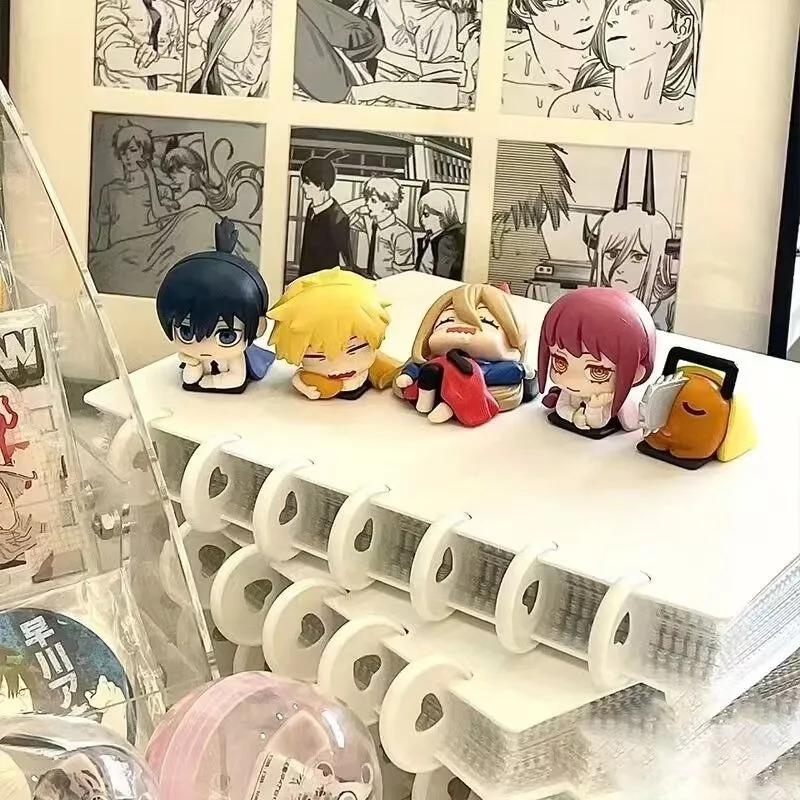 1inch Cute Chainsaw Man Action Figurine Mini Denji Power Makima Sleep Statues Aki Hayakawa Pochita Anime Figure Home Decorations