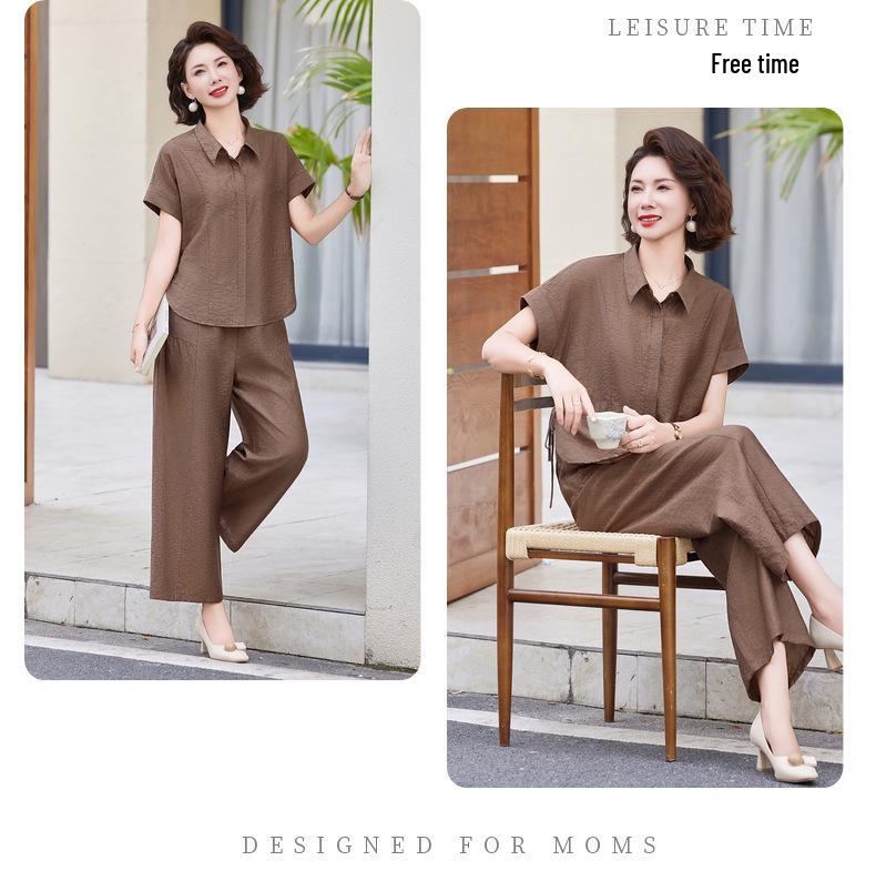 2026 Women's Summer Suit: Casual Slimming Skirt Pants Two-Piece