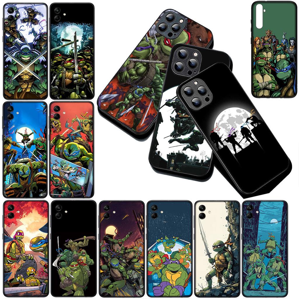Ninjas Anime T-Turtles Cartoon Phone Case for OPPO A80 A18 A16 A40 A17 A15 A38 A78 A79 A54 A57 A12 A60 4G 5G Protective Cover
