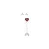 Fashion Good Simple Cute Cupids Arrow Dual-Use Earrings Women Earrings Silver 5253265