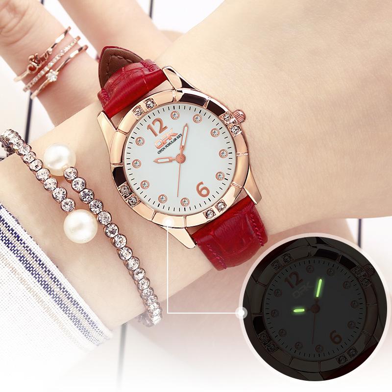 OPK Brand Watch Luminous Quartz Watch Ladies Watch