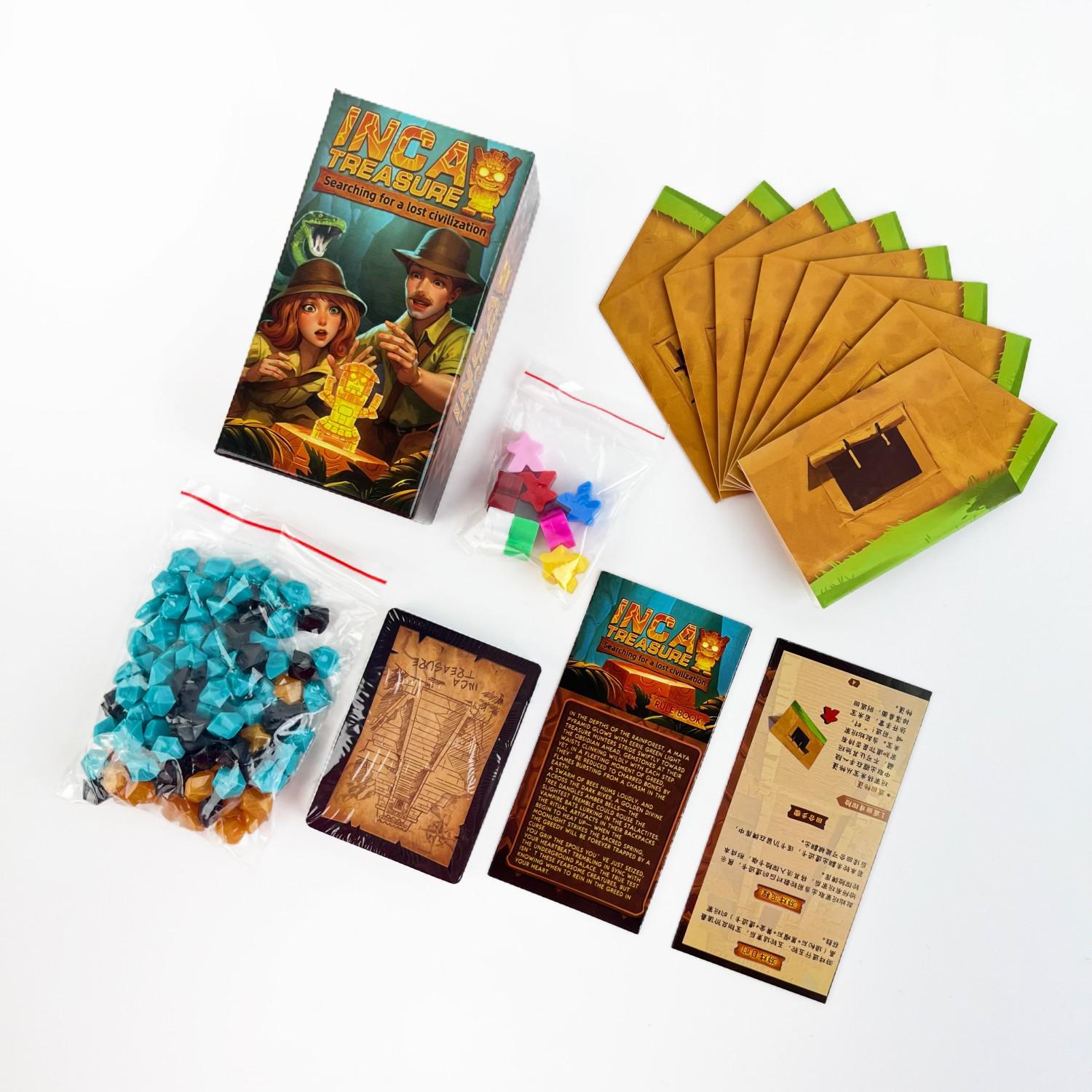 Inca Treasure: Team Card Exploration Game