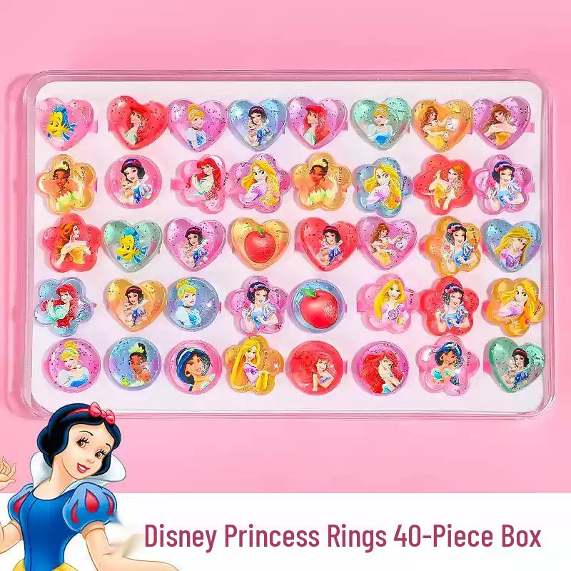 Princess Elsa Frozen Gem Ring for Girls - Cute Diamond Play Accessory