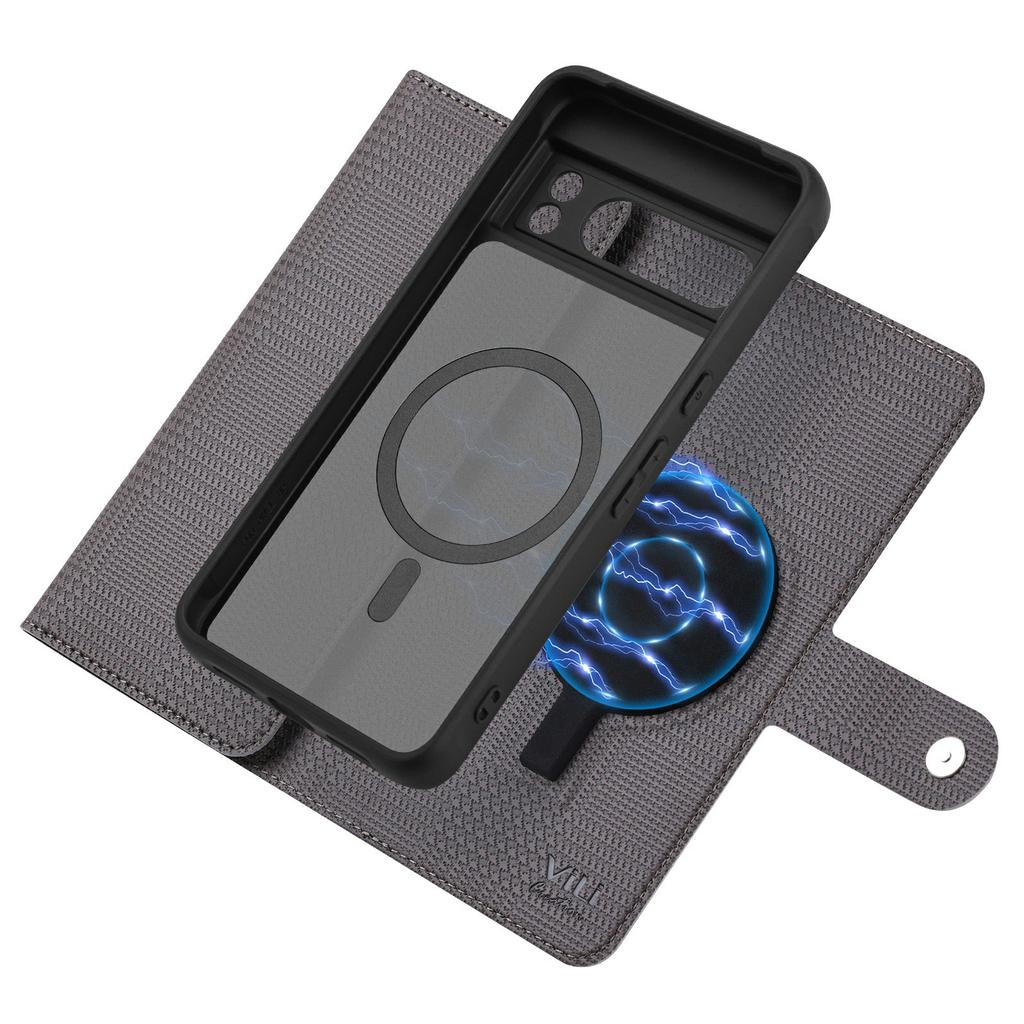 VILI GHA Series For Google Pixel 8 Pro RFID Blocking Case Card Holder Phone Cover Magnetic Case