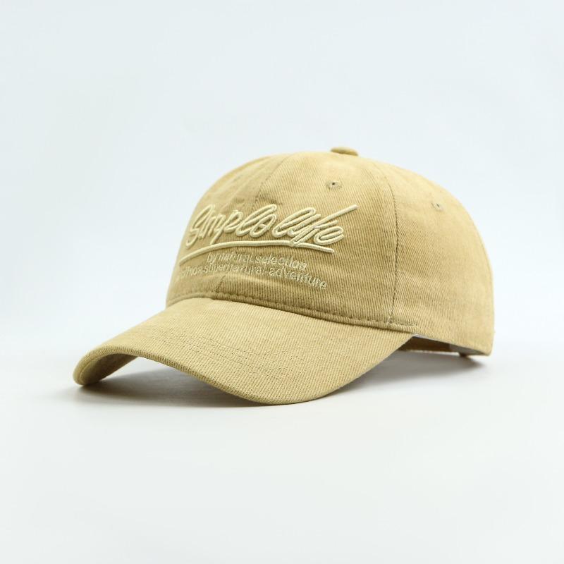 

Retro embroidery blue baseball cap women s wide brim big head circumference hat sunshade face small cap Average size (55-59cm) хаки