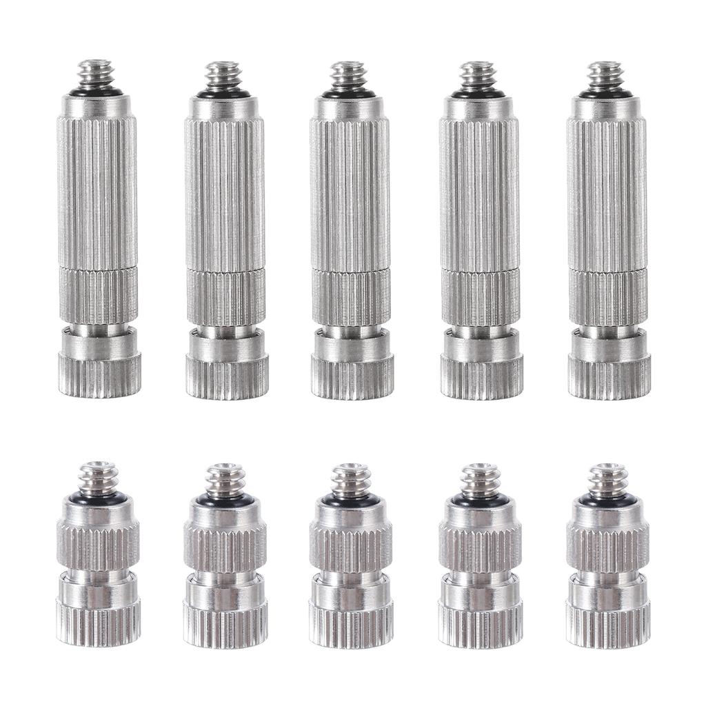 10Pcs High Pressure Misting Nozzle Fogging Sprayer Cooling Landscaping Watering Humidification Disinfection Atomizing Sprinkler