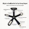 Starfish Cat Eye Nail Art Magnet with Multifunctional Glass Beads - Eight-in-One Design for Strong Effect