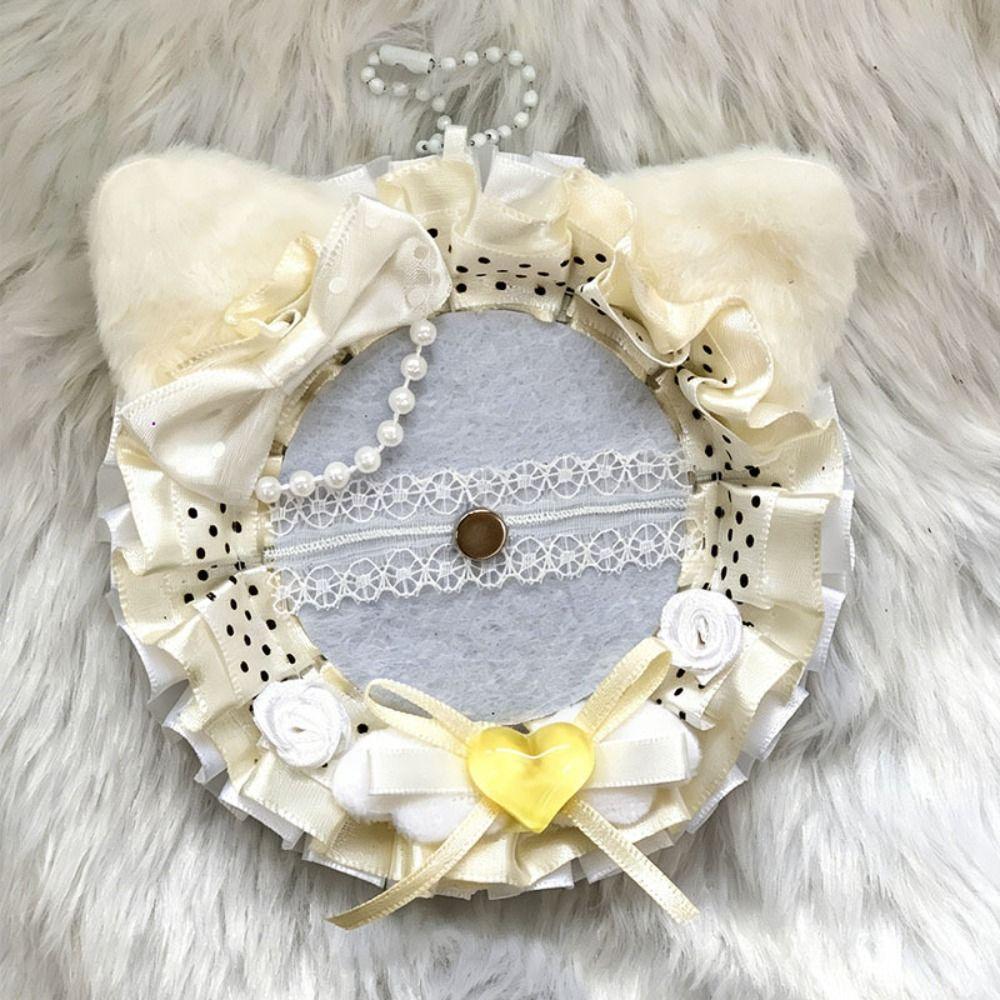 Versatile 55-75mm 58mm Can Badge Cover Cat Ear Design Kawaii DIY Pain Bag Filler Korean Style Handmade Badge Holder Girls