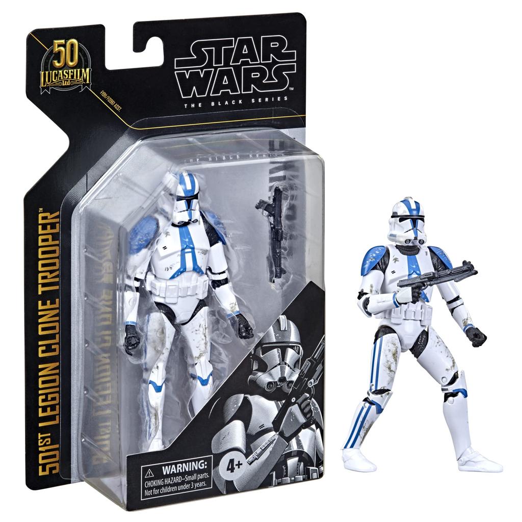 Hasbro Star Wars Black Series Archive Collection 501st Legion Clone Trooper F1911 Autentická akční figurka Star Wars: Klonové války Lucasfilm 50.