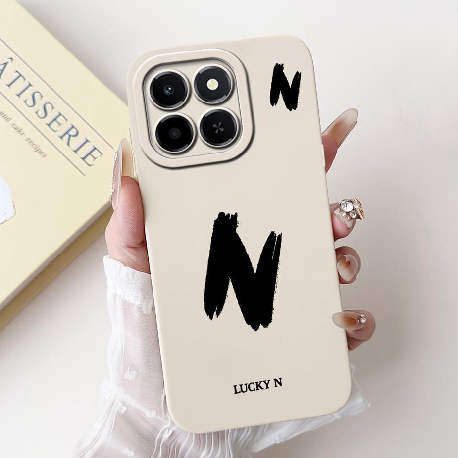 For Honor X6C Case NIC-LX1 NIC-LX2 NIC-LX3 Cute Lucky Letters Cover Soft TPU Phone Case For Honor X6c X 6c HonorX6C Fundas Coque